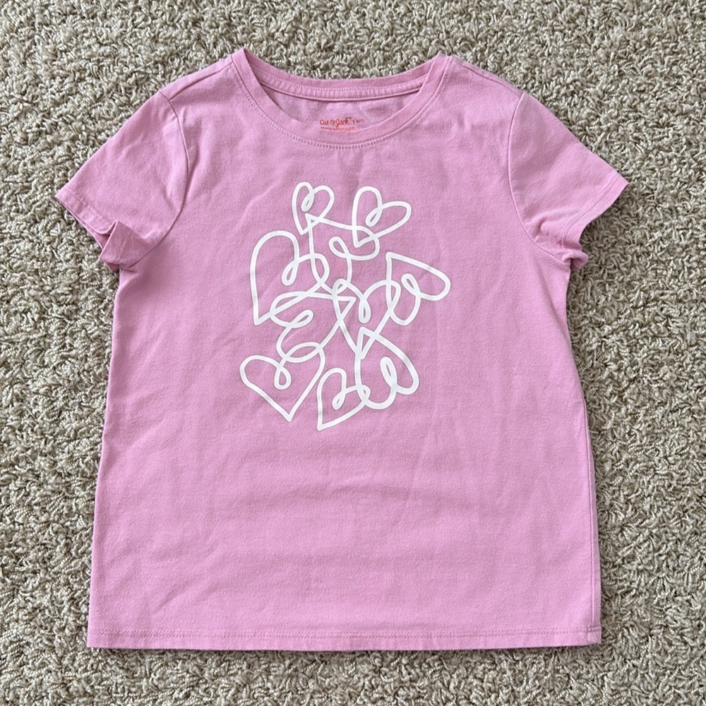 Cat & Jack | Girls Heart Shirt Bundle - Picture 7 of 11